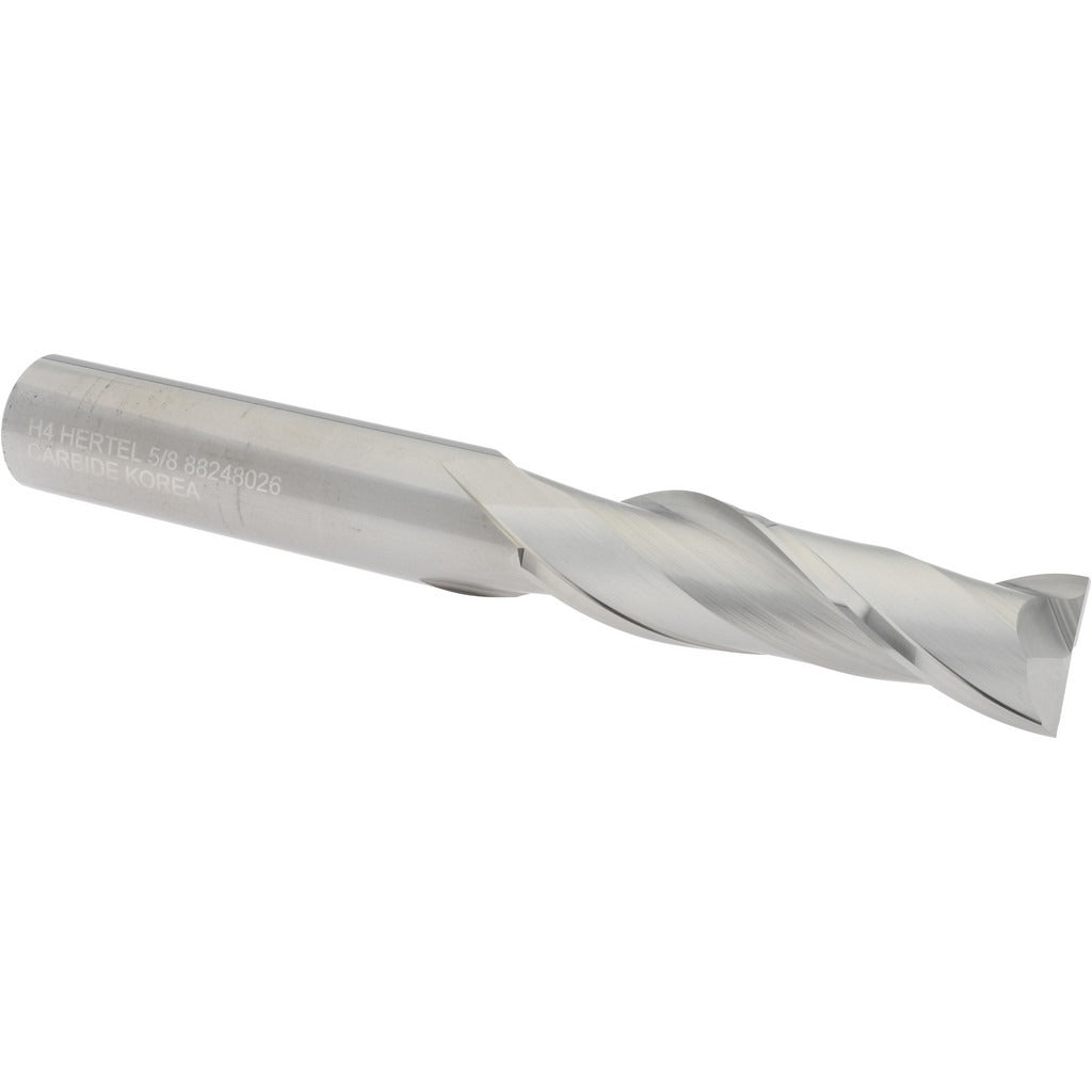 HERTEL Hertel 750120 Square End Mill 5/8 Inch 2 Flute Solid Carbide