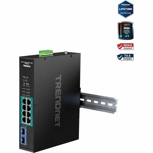 TRENDNET Trendnet TI-PGM102 Industrial Gigabit Poe+ Switch