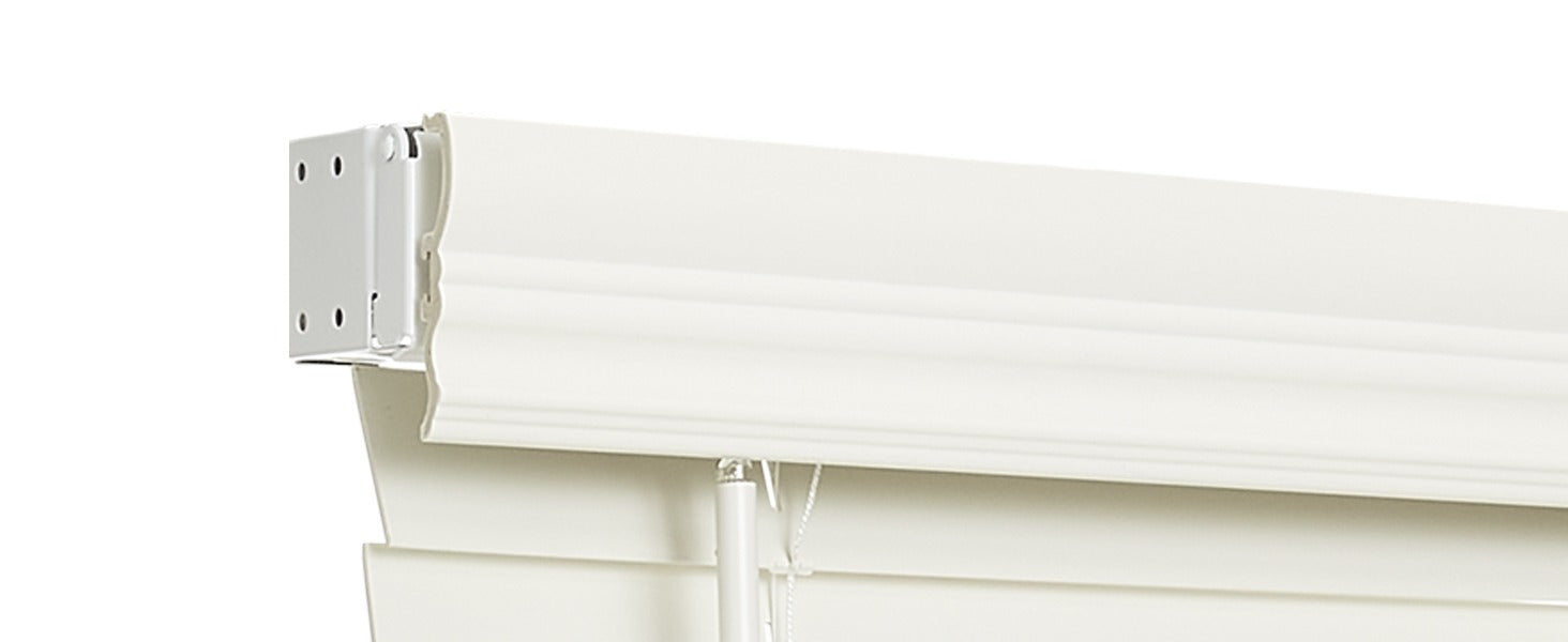 LOTUS & WINDOWARE Lotus & Windoware FCX3536WH 2-Inch Faux Wood Cordless Blind (35 x 36)