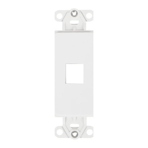 WIREPATH Wirepath WP-DEC-STRAP-1-WH 1-port Decorative Strap White