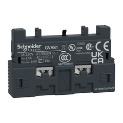 Schneider Electric GVAE1 Square D 1NO 1NC 240 VAC 60 VDC 2.5 Amp Manual Starter Auxiliary Contact