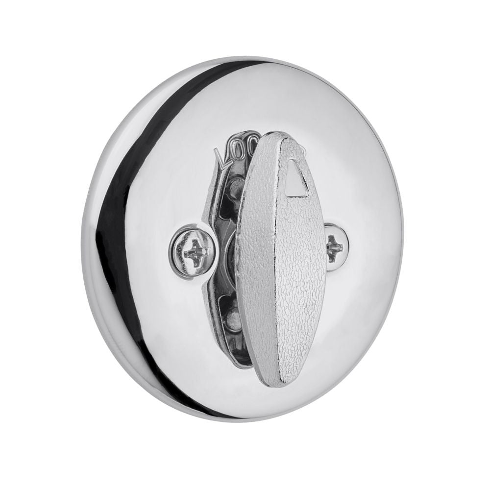 KWIKSET Kwikset 663-26.DS One Sided Turn Deadbolt Bright Chrome