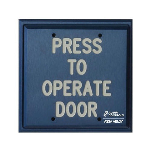 ALARM CONTROLS Alarm Controls Corporation PS5-513 Pneumatic Push Exit Button