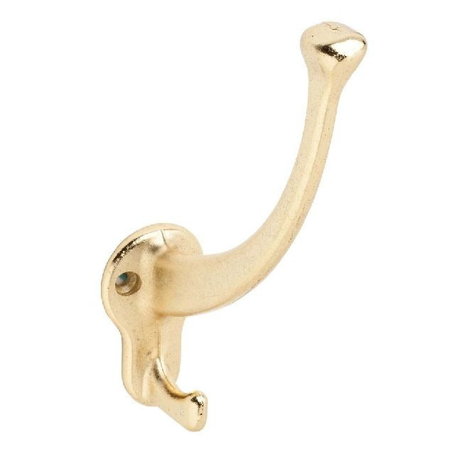 IVES Ives 575A3 Coat and Hat Hook Bright Brass Aluminum