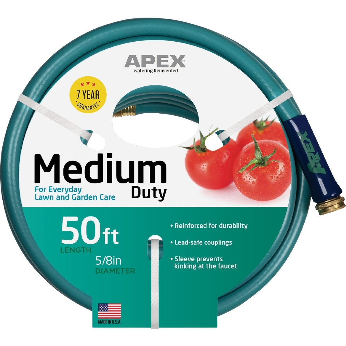 APEX Apex 8535-50 Medium Duty Residential Vinyl Garden Hose