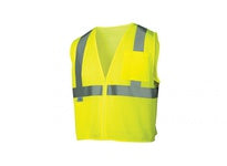 Pyramex RVZ2110M Pyramex RVZ21 Series M Lime Economy High Visibility Safety Vest