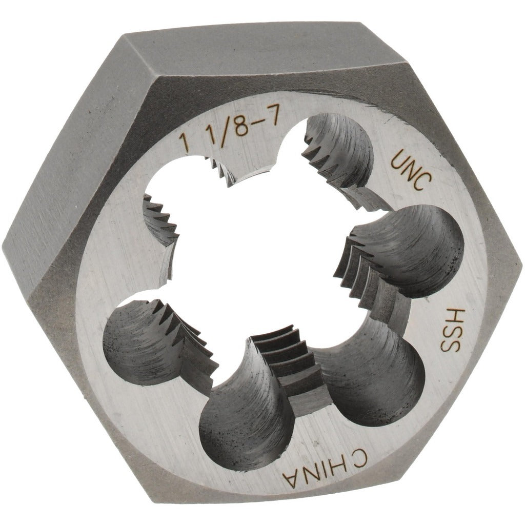 VALUE COLLECTION Value Collection 367-1081 Hex Rethreading Die 1-1/8-7 Unc