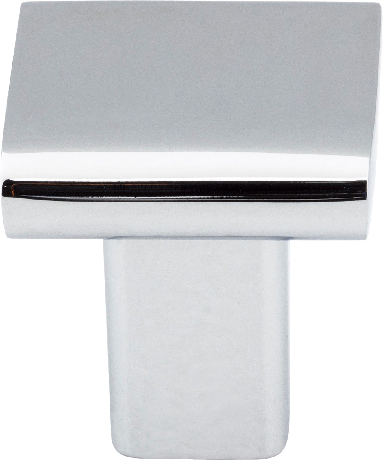 ELEMENTS Elements 183PC Square Park Cabinet Knob Polished Chrome