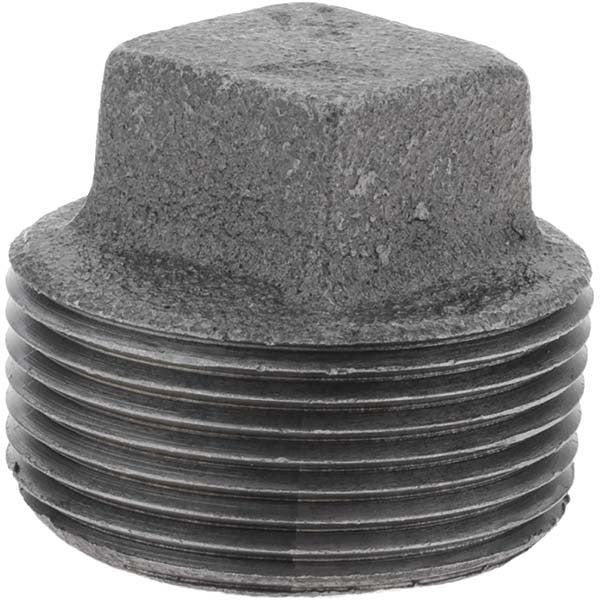 VALUE COLLECTION Value Collection B-PLG12 Square Plug 1-1/4 in Malleable Iron