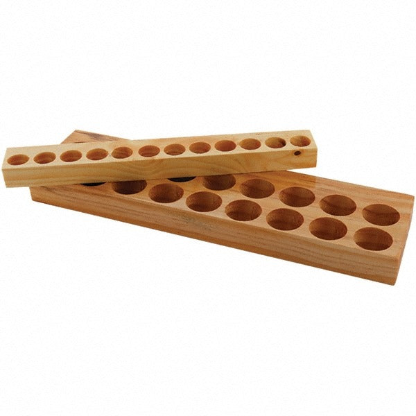 TECHNIKS Techniks 04294 ER40 Collet Rack Tray 24 Collet Wood
