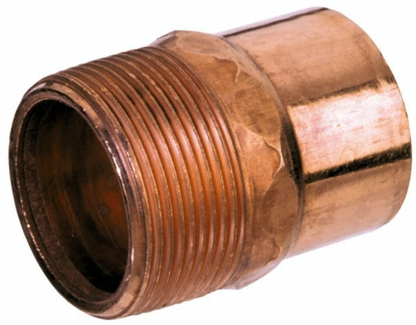 MUELLER INDUSTRIES Mueller Industries W 01164 Copper Pipe Adapter 1x3/4 in