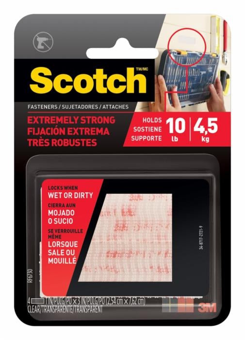 3M 3M RF6730 Scotch Extreme Fasteners 1 in x 3 in 2 Sets of Strips
