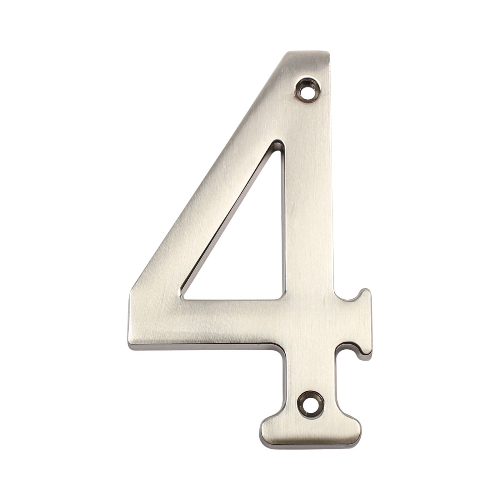 PAMEX Pamex DD074S4SN House Number 4 Inch Satin Nickel