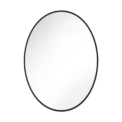 GENERATION BRANDS Generation Brands mr1300mbk Oval Wall Mirror 24x36 Midnight Black
