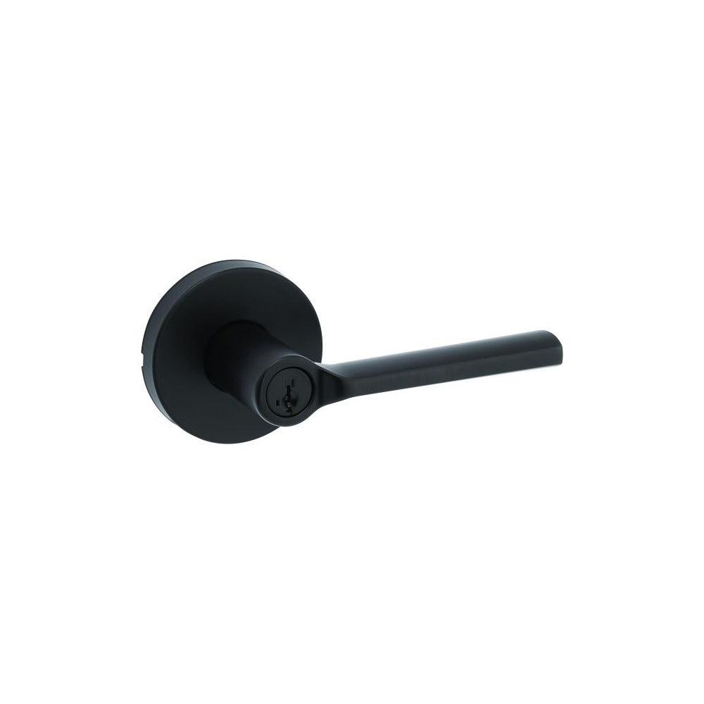 KWIKSET Kwikset 740LSLRDT-514S Lisbon Entry Lock Smartkey Matte Black