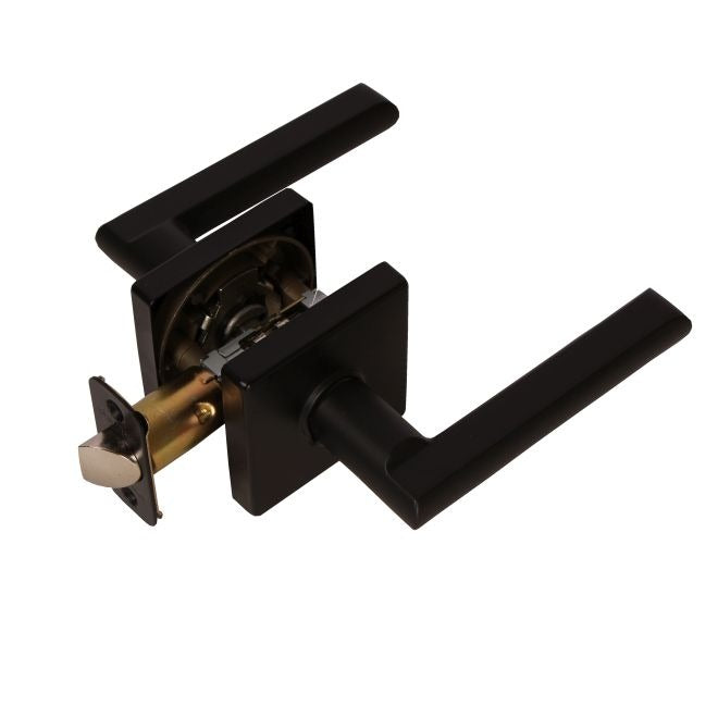 PAMEX Pamex FLS903C Onyx Lever Passage Lockset Grade 3 Matte Black