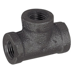 B&K 520-608 Pipe Tee, 2 in, NPT, 150 lb, Malleable Iron, Black Oxide