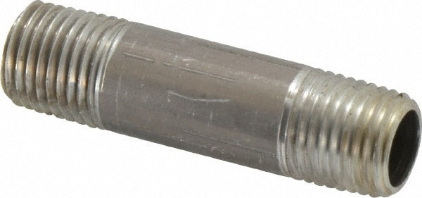 MERIT BRASS Merit Brass 8004-200 Aluminum Pipe Nipple Sch 40