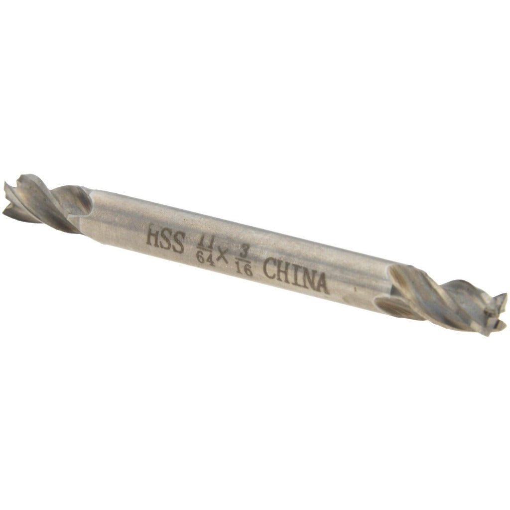 VALUE COLLECTION Value Collection 720-4314 Square End Mill 11/64 in 4 Flute Hss