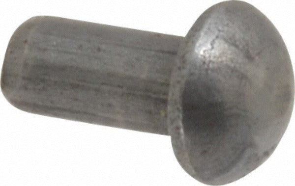 RIVETKING Rivetking. 12N25RRDSP Round Steel Solid Rivet