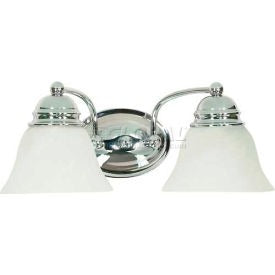 SATCO Satco 60/337 Empire 2-light Vanity Wall Fixture Chrome