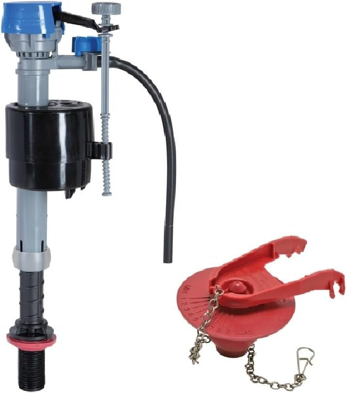 FLUIDMASTER Fluidmaster K-400H-039-T14 High Performance Toilet Fill Valve With 2-Inch Adjustable Flapper Kit (2-Inch)