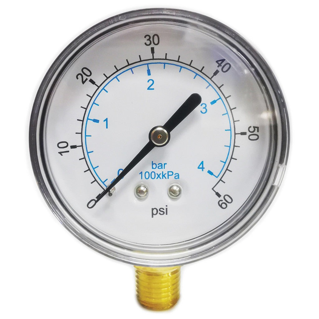 VALUE COLLECTION Value Collection 111CL25060 Pressure Gauge 60 Psi