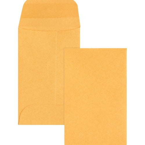 BUSINESS SOURCE Business Source BSN04440 Coin Envelopes No. 1 Kraft Box 500