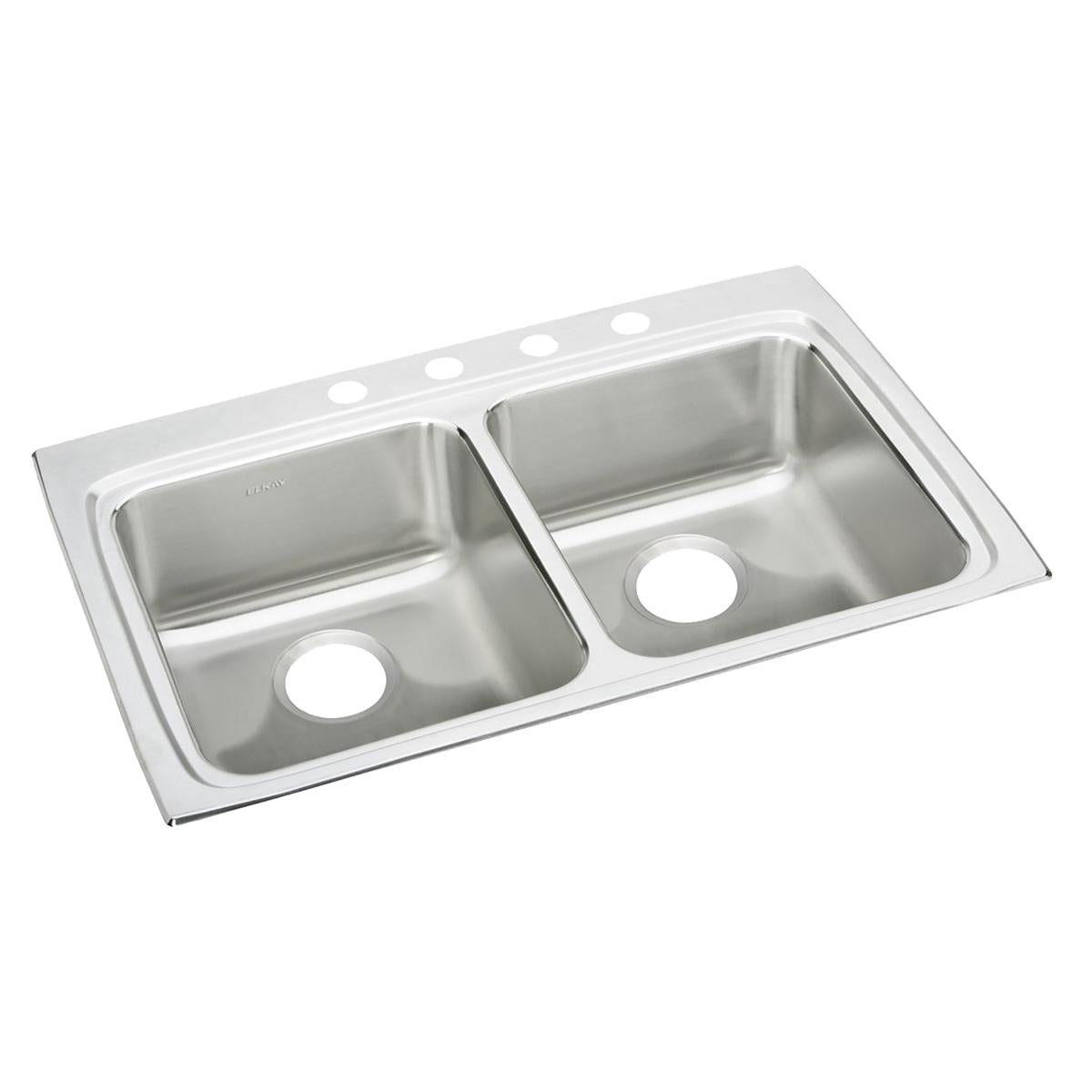 BSC PREFERRED Bsc Preferred LRAD3322654 Drop-in Kitchen Sink Dual Bowl