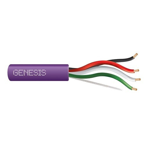 SOUTHWIRE Genesis Cable 54745510 16/4 Stranded Audio Cable Purple