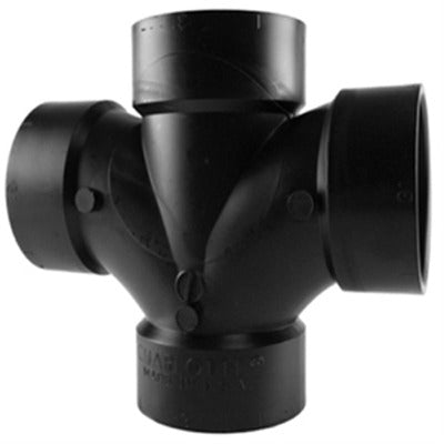 CHARLOTTE PIPE Charlotte Pipe Abs 00428 0800HA 2in Abs Dwv Double Sanitary Tee