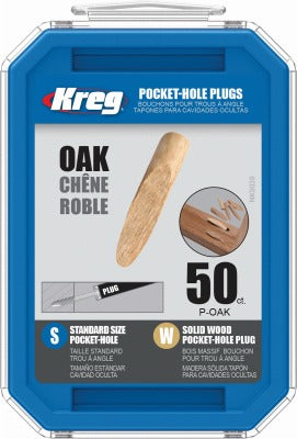 KREG Kreg Tool Company P-OAK Oak Pocket Hole Plugs 3/8in 50pk