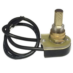 Morris 70200 Heavy Duty Maintained Non-Metallic Pushbutton Switch With 6 in Leads, 125/250 VAC, 6/3 A, SPST Contact