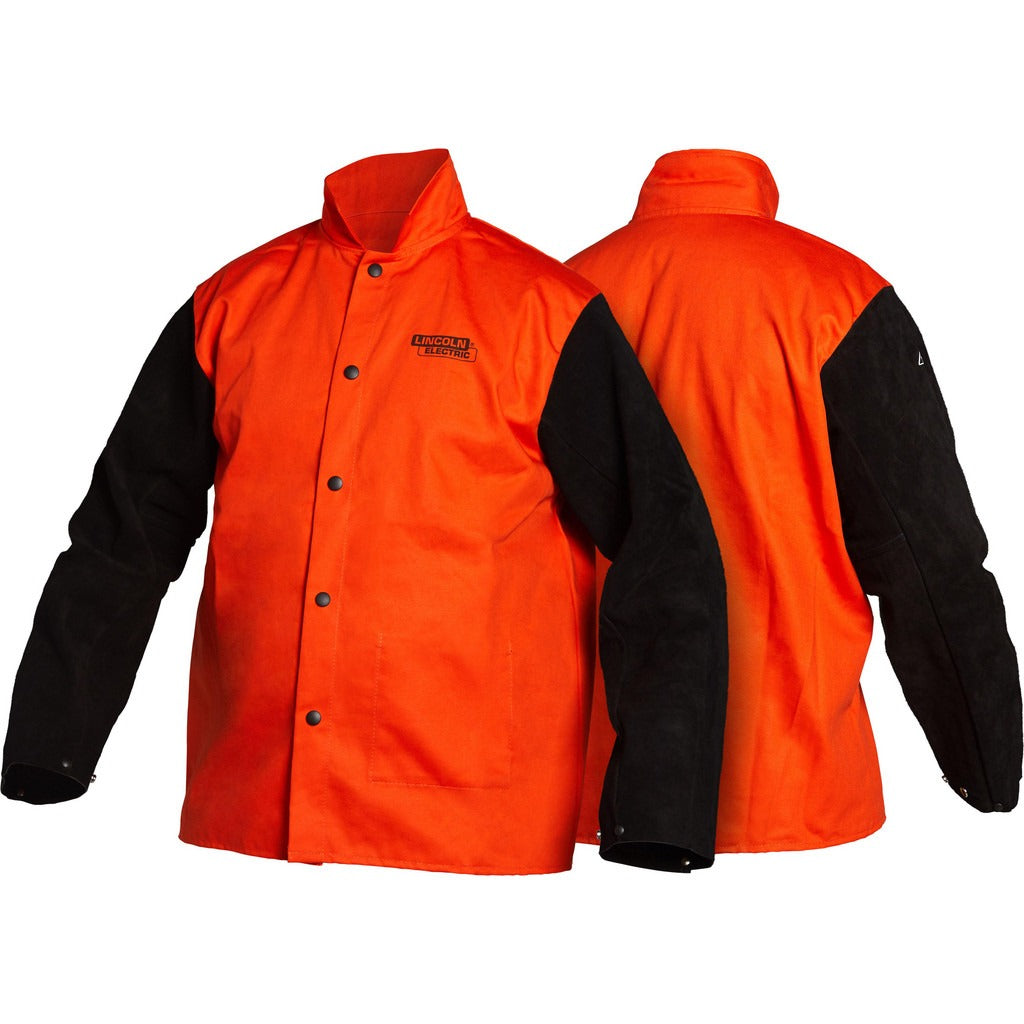 LINCOLN ELECTRIC Lincoln Electric K4690-M Welding Jacket Medium Flame Resistant