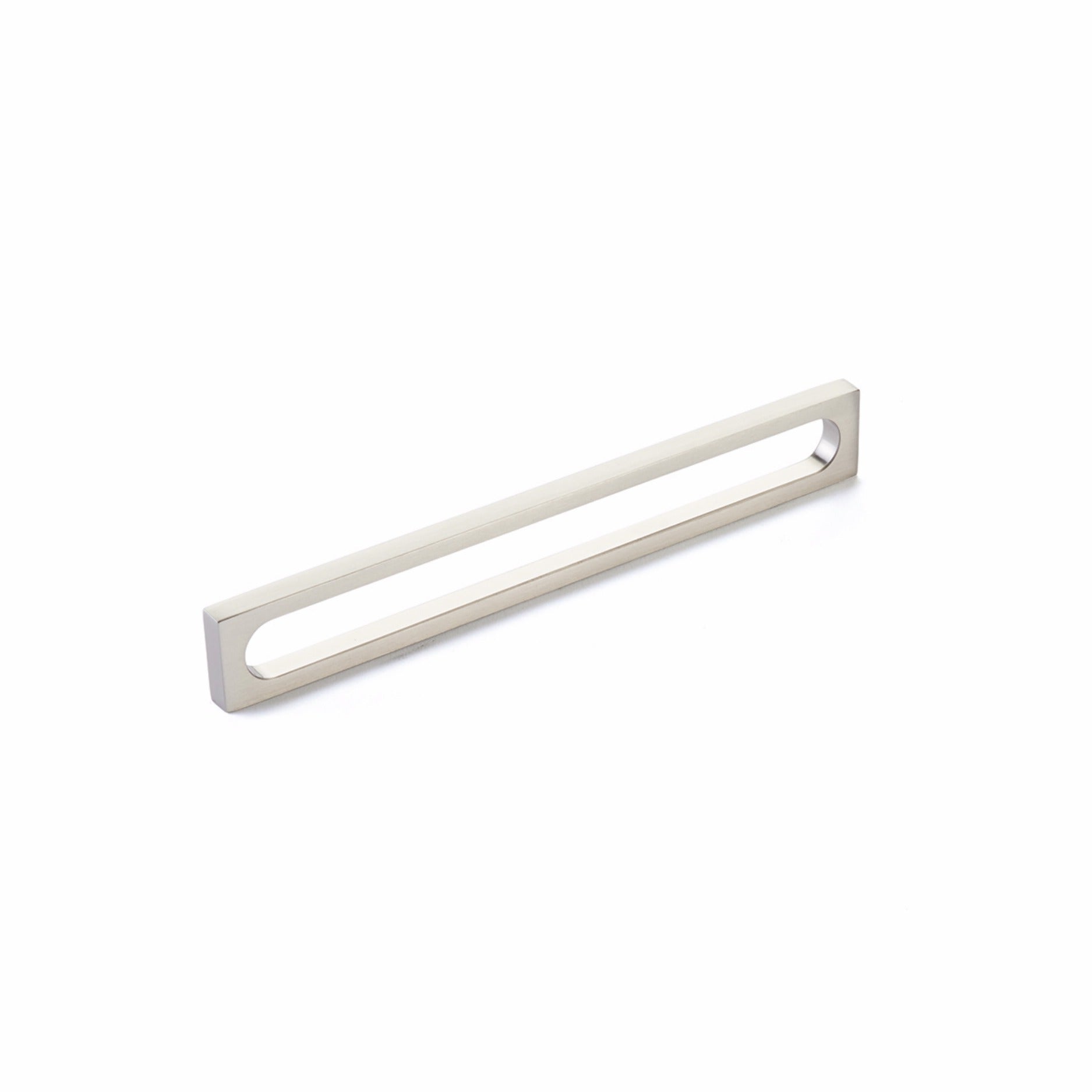 SCHAUB Schaub 10034-BN Oval Slot Cabinet Pull Brushed Nickel