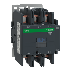 Schneider Electric LC1D806G7 600 VAC 80 Amp 3-Pole 1NO 1NC Screw Terminal Full Voltage Non-Reversing IEC Contactor