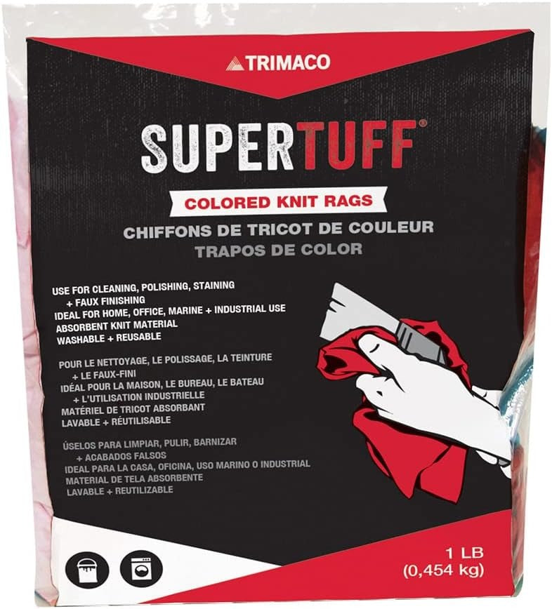 TRIMACO Trimaco 10801 Knit Rags 1/2 lb Bag