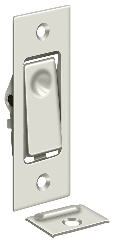 DELTANA Deltana PDB42U14 Pocket Door Bolt Bright Nickel