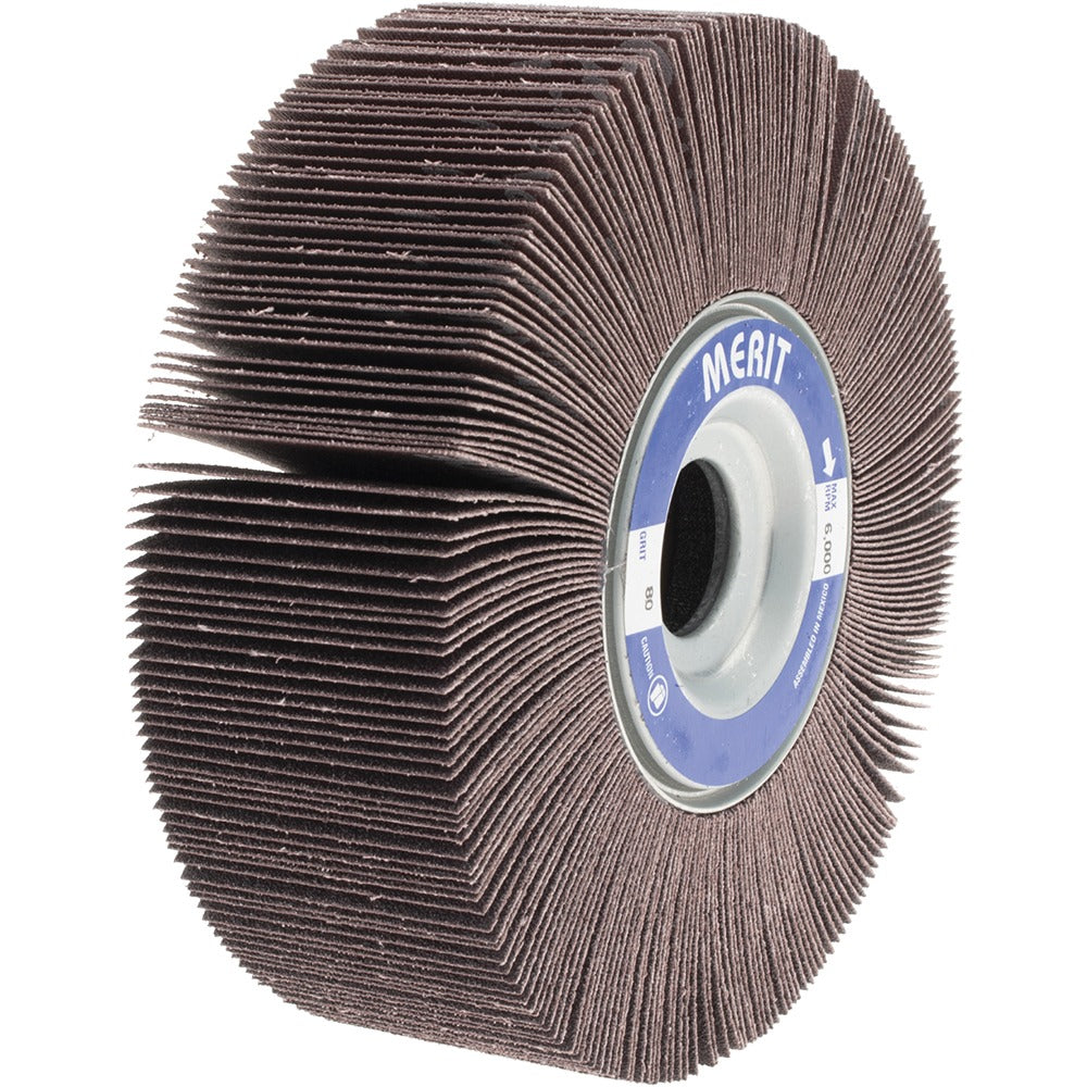 MERIT Merit Abrasives 08834123034 Flap Wheel 80 Grit 6x2 in