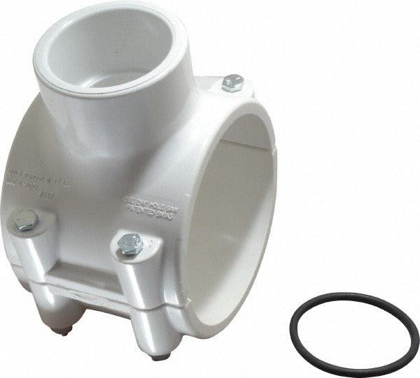 VALUE COLLECTION Value Collection 466E-420 Pvc Clamp on Saddle 4x2 in Sch 40