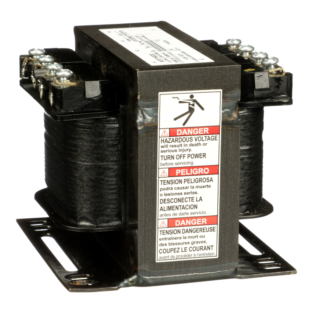 Square D 9070T150D20 150 VA 208/230/460 VAC Primary 115 VAC Secondary 1-Phase Control Transformer