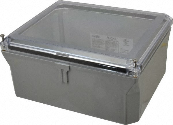 THOMAS & BETTS Thomas Betts NC1084 Polycarbonate Enclosure 8x10x4 Nema 4X
