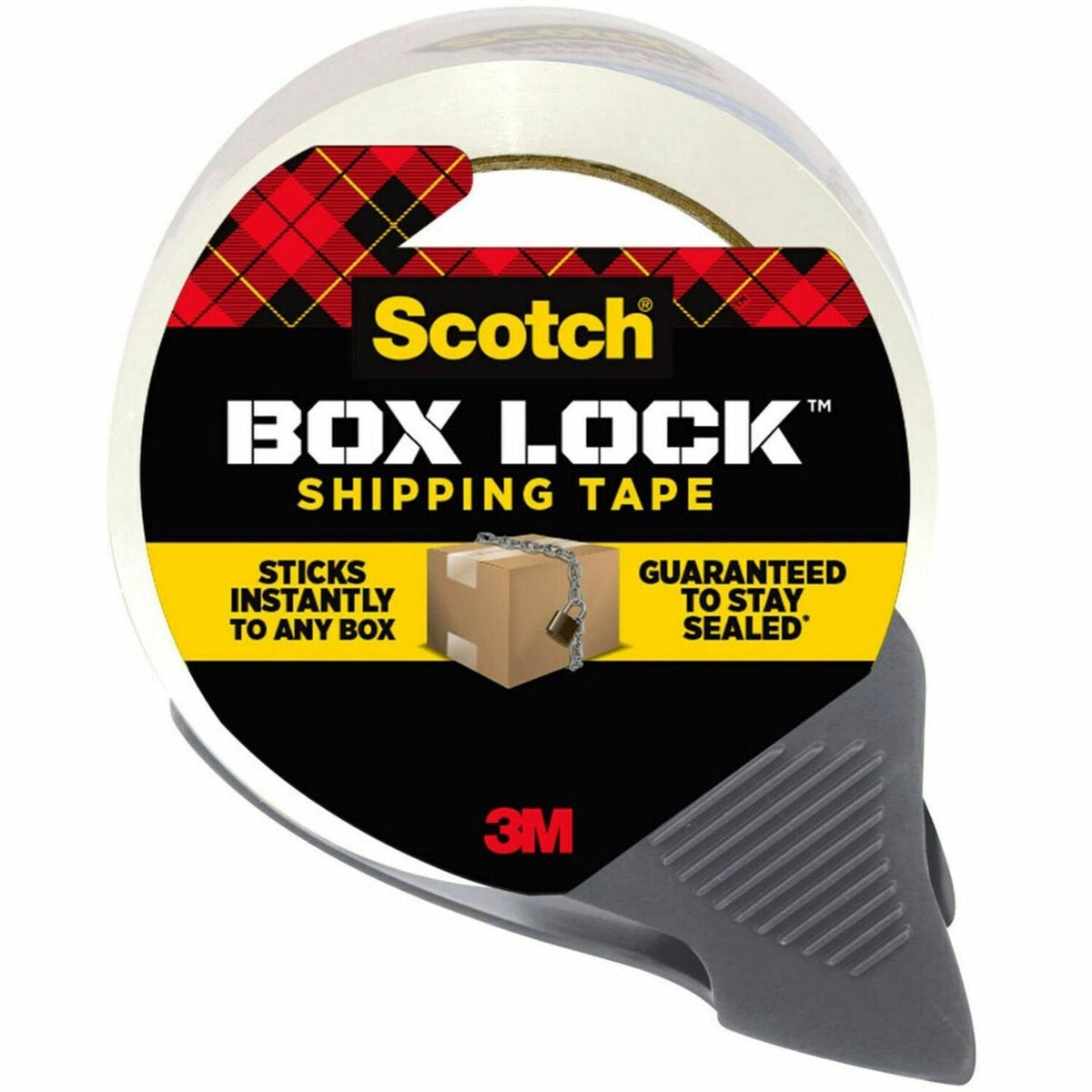 3M 3M MMM3950RD Scotch Box Lock Packaging Tape 1.88 in x 54.60 yd (1 Roll) 3950RD