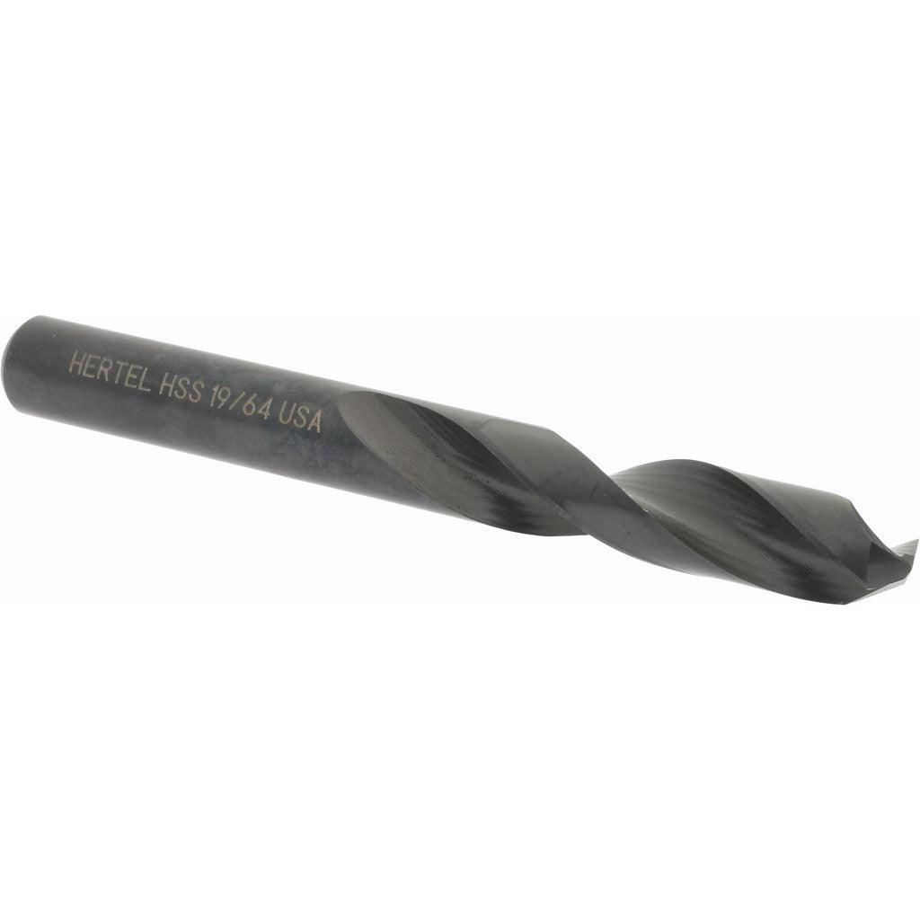 HERTEL Hertel 2385953 Screw Machine Drill Bit 19/64 in Hss