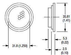 Rockwell Automation 92-47 Allen-Bradley Reflectors for Photoelectric Sensor