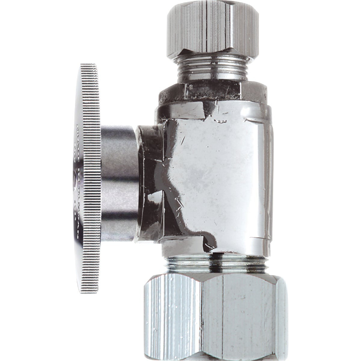 BSC PREFERRED Bsc Preferred B2071PCLF Chrome Straight Ball Valve 3/8 in
