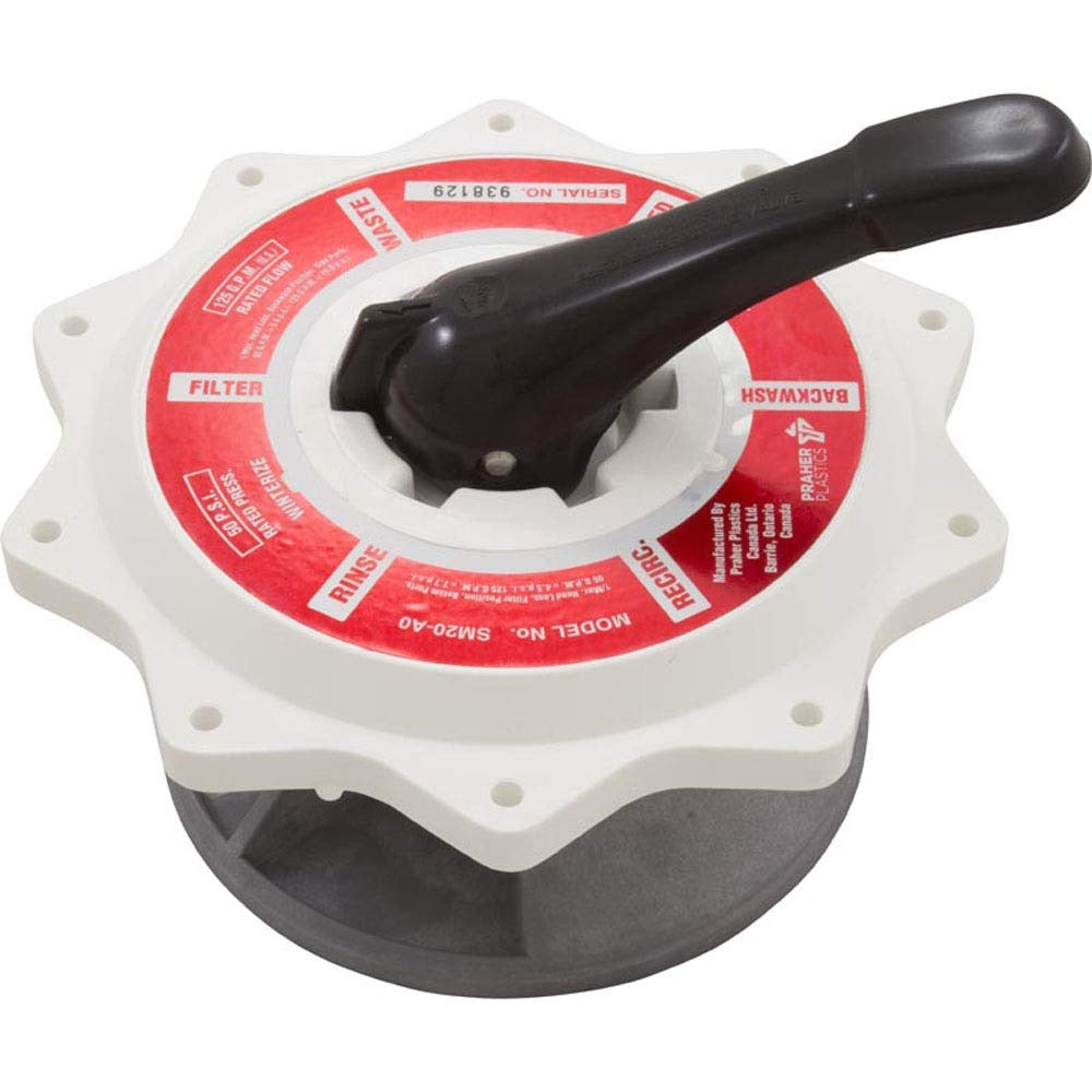 PRAHER Praher E-50-S2 Top Mount Valve Assembly 2 Inch White