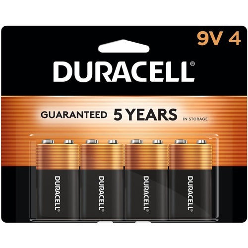 DURACELL Duracell U.s.a. DURMN16RT4Z Alkaline 9V Battery 4 Pack
