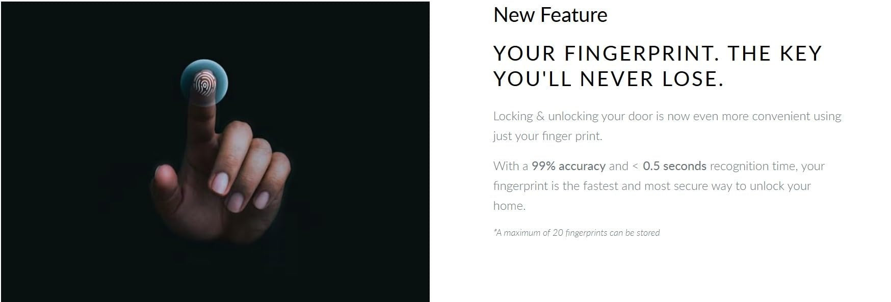 EMTEK Emtek EMP23231US10B Fingerprint Deadbolt Bluetooth Wifi