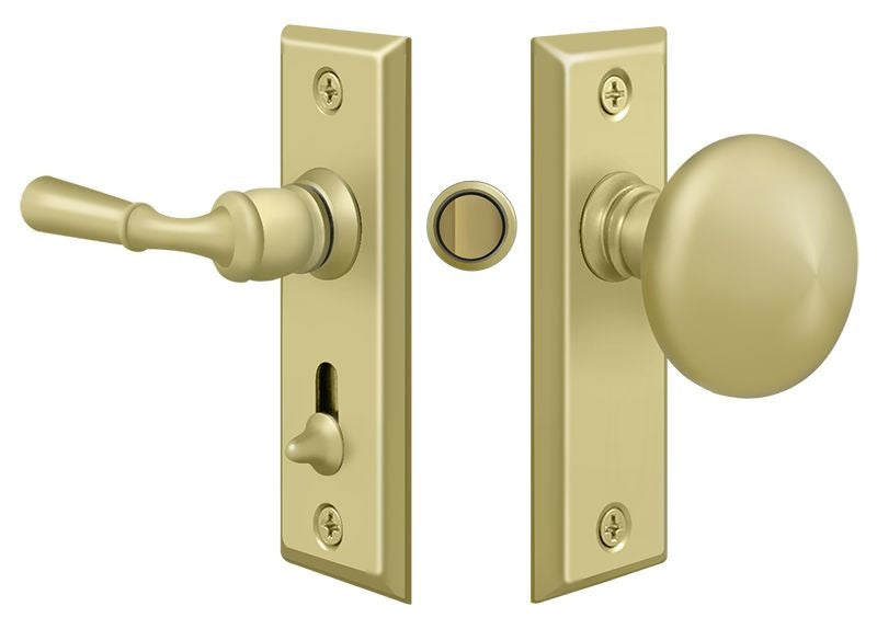 DELTANA Deltana SDLS480U3 Storm Door Latch Tubular Lock Bright Brass